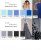 Креп стрейч Амузен 14-4122, 85 гр/м2, шир.150см, цвет голубой - купить в Ельце. Цена 148.37 руб.