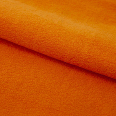 Флис DTY 16-1358, 250 г/м2, шир. 150 см, цвет оранжевый - купить в Ельце. Цена 640.46 руб.