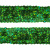 Тесьма с пайетками D4, шир. 20 мм/уп. 25+/-1 м, цвет зелёный - купить в Ельце. Цена: 778.19 руб.