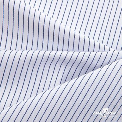 Ткань сорочечная Ронда, 115 г/м2, 58% пэ,42% хл, шир.150 см, цв.4-синяя, (арт.114) - купить в Ельце. Цена 306.69 руб.