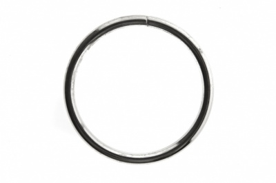Кольцо металлическое №40 мм, цв.-никель - купить в Ельце. Цена: 4.45 руб.