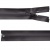 Молния водонепроницаемая PVC Т-7, 60 см, разъемная, цвет (301) т.серый - купить в Ельце. Цена: 49.39 руб.