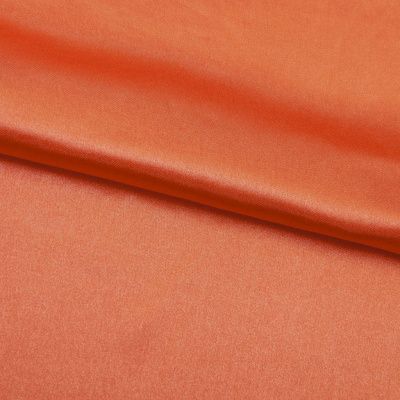 Поли креп-сатин 18-1445, 120 гр/м2, шир.150см, цвет оранжевый - купить в Ельце. Цена 155.57 руб.