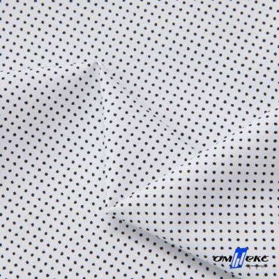 Ткань сорочечная Этна, 120 г/м2, 58% пэ,42% хл, (арт.112) принтованная, шир.150 см, горох - купить в Ельце. Цена 356.25 руб.