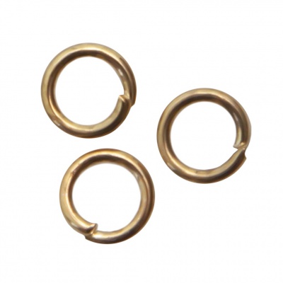 Кольцо  соединительное для бижутерии 4 мм, цв.-золото - купить в Ельце. Цена: 0.41 руб.