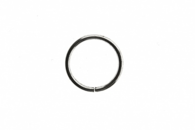 Кольцо металлическое d-15 мм, цв.-никель - купить в Ельце. Цена: 2.45 руб.
