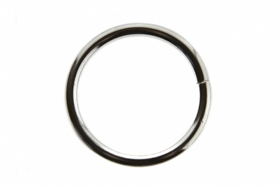 Кольцо металлическое d-3 х 32 мм, цв.-никель - купить в Ельце. Цена: 3.92 руб.