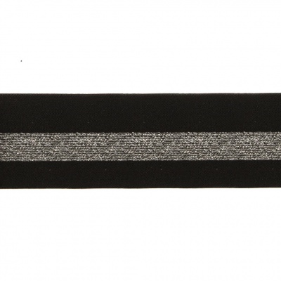 #2/6-Лента эластичная вязаная с рисунком шир.52 мм (45,7+/-0,5 м/бобина) - купить в Ельце. Цена: 69.33 руб.