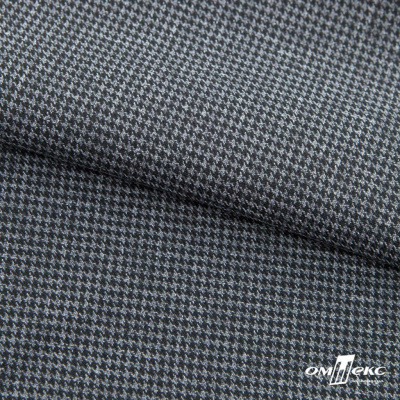 Ткань костюмная Пье-де-пуль 24013, 210 гр/м2, шир.150см, цвет чёрн/св.серый - купить в Ельце. Цена 334.18 руб.