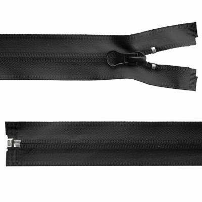 Молния водонепроницаемая PVC Т-7, 100 см, разъемная, цвет чёрный - купить в Ельце. Цена: 61.89 руб.