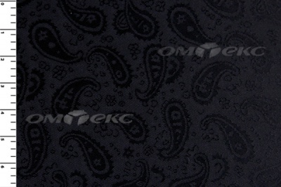 Ткань подкладочная жаккард Р14098, чёрный, 85 г/м2, шир. 150 см, 230T - купить в Ельце. Цена 166.45 руб.