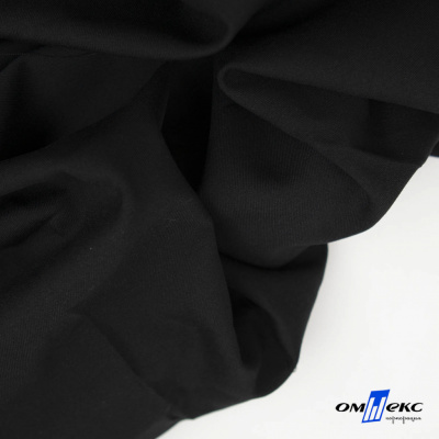 Ткань костюмная "Матте" 80% P, 16% R, 4% S, 170 г/м2, шир.150 см, цв-черный #1 - купить в Ельце. Цена 376.70 руб.