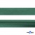 Косая бейка атласная "Омтекс" 15 мм х 132 м, цв. 056 темный зеленый - купить в Ельце. Цена: 225.81 руб.