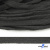 Шнур плетеный d-8 мм плоский, 70% хлопок 30% полиэстер, уп.85+/-1 м, цв.1026-серый - купить в Ельце. Цена: 735 руб.