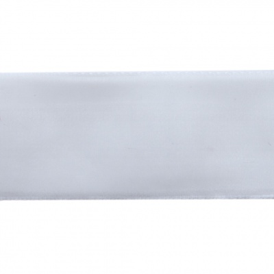 Лента бархатная нейлон, шир.25 мм, (упак. 45,7м), цв.01-белый - купить в Ельце. Цена: 981.09 руб.