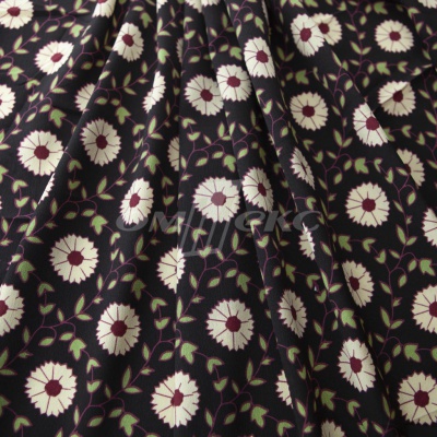 Плательная ткань "Фламенко" 10.1, 80 гр/м2, шир.150 см, принт растительный - купить в Ельце. Цена 241.49 руб.