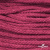Шнур плетеный d-6 мм, 70% хлопок 30% полиэстер, уп.90+/-1 м, цв.1068-фуксия - купить в Ельце. Цена: 588 руб.