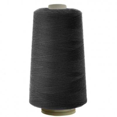 Швейные нитки (армированные) 28S/2, нам. 2 500 м, цвет чёрный - купить в Ельце. Цена: 139.91 руб.