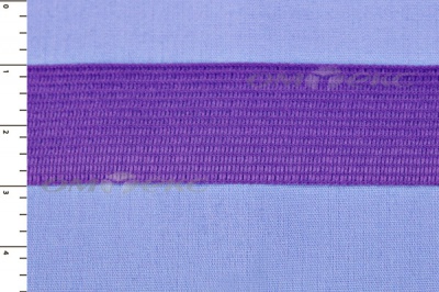 Окантовочная тесьма №0225, шир. 22 мм (в упак. 100 м), цвет фиолет - купить в Ельце. Цена: 271.60 руб.