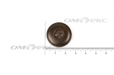 Пуговица деревянная круглая №54 (25мм) - купить в Ельце. Цена: 4.12 руб.