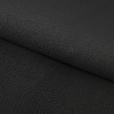 Костюмная ткань "Элис", 200 гр/м2, шир.150см, цвет чёрный - купить в Ельце. Цена 306.20 руб.