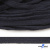 Шнур плетеный d-8 мм плоский, 70% хлопок 30% полиэстер, уп.85+/-1 м, цв.1010-т.синий - купить в Ельце. Цена: 735 руб.