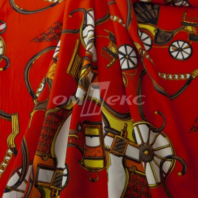 Плательная ткань "Фламенко" 16.1, 80 гр/м2, шир.150 см, принт этнический - купить в Ельце. Цена 241.49 руб.