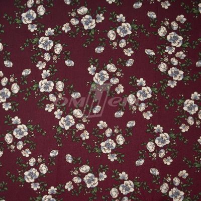 Плательная ткань "Фламенко" 3.3, 80 гр/м2, шир.150 см, принт растительный - купить в Ельце. Цена 317.46 руб.