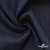 Ткань костюмная "Джинс" с начесом, 320 г/м2, 80% хлопок 20%полиэстер, шир. 160 см, т.синий - купить в Ельце. Цена 492.24 руб.