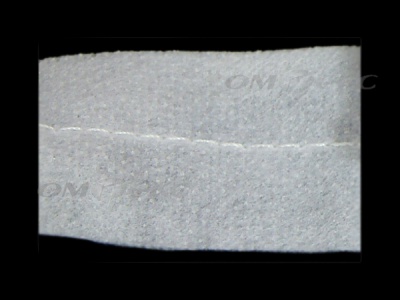 WS7225-прокладочная лента усиленная швом для подгиба 30мм-белая (50м) - купить в Ельце. Цена: 16.71 руб.