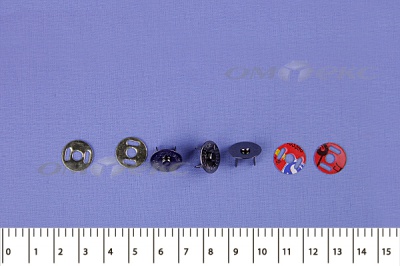 Кнопки магнитные МКМ-02, диам. 18 мм, чёрный никель - купить в Ельце. Цена: 14.49 руб.