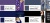 Костюмная ткань "Элис" 18-3921, 200 гр/м2, шир.150см, цвет голубика - купить в Ельце. Цена 306.20 руб.