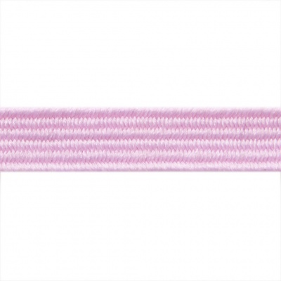 Резиновые нити с текстильным покрытием, шир. 6 мм ( упак.30 м/уп), цв.- 80-розовый - купить в Ельце. Цена: 155.22 руб.