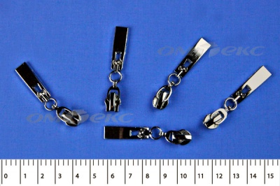 Слайдер декоративный, металлический №1/спираль Т7/никель - купить в Ельце. Цена: 6.29 руб.
