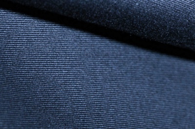 Ткань костюмная 8874/3, цвет темно-синий, 100% полиэфир - купить в Ельце. Цена 433.60 руб.
