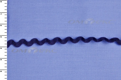 Тесьма плетеная "Вьюнчик"/т.синий - купить в Ельце. Цена: 48.03 руб.