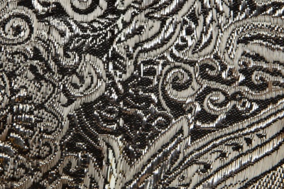 Ткань костюмная жаккард №11, 140 гр/м2, шир.150см, цвет тем.серебро - купить в Ельце. Цена 383.29 руб.