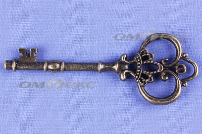 Декоративный элемент для творчества из металла "Ключ"8,5 см  - купить в Ельце. Цена: 26.66 руб.