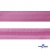 Косая бейка атласная "Омтекс" 15 мм х 132 м, цв. 135 темный розовый - купить в Ельце. Цена: 225.81 руб.