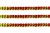 Пайетки "ОмТекс" на нитях, CREAM, 6 мм С / упак.73+/-1м, цв. 96 - красный - купить в Ельце. Цена: 484.77 руб.