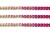 Пайетки "ОмТекс" на нитях, CREAM, 6 мм С / упак.73+/-1м, цв. 89 - розовый - купить в Ельце. Цена: 468.37 руб.