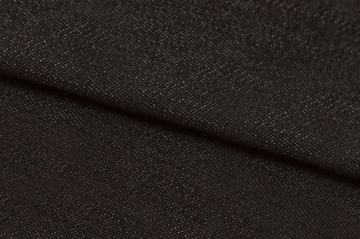 Ткань джинсовая №96, 160 гр/м2, шир.148см, цвет чёрный - купить в Ельце. Цена 350.42 руб.