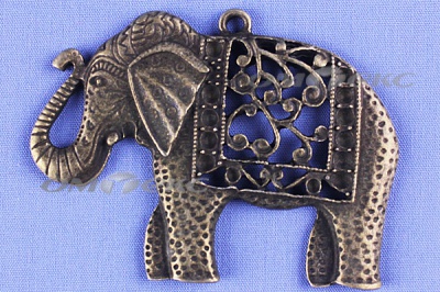 Декоративный элемент для творчества из металла "Слон"  - купить в Ельце. Цена: 26.66 руб.