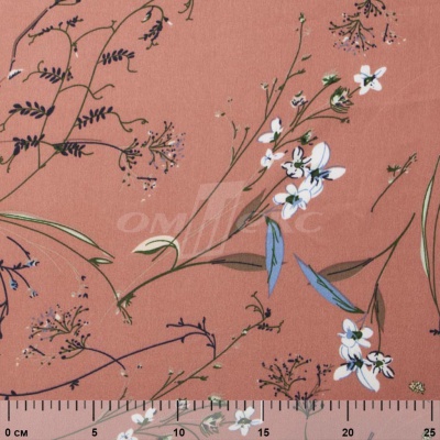 Плательная ткань "Фламенко" 2.1, 80 гр/м2, шир.150 см, принт растительный - купить в Ельце. Цена 311.05 руб.