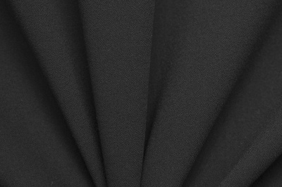Костюмная ткань с вискозой "Бриджит", 210 гр/м2, шир.150см, цвет чёрный - купить в Ельце. Цена 564.96 руб.