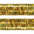 Тесьма с пайетками D16, шир. 20 мм/уп. 25+/-1 м, цвет золото - купить в Ельце. Цена: 778.19 руб.