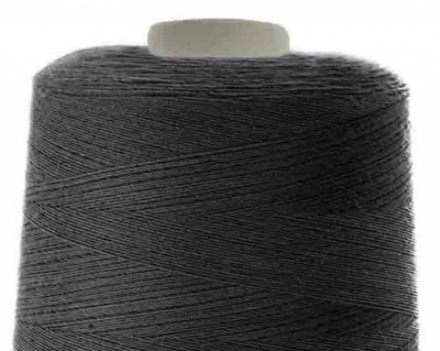 Швейные нитки (армированные) 28S/2, нам. 2 500 м, цвет чёрный - купить в Ельце. Цена: 139.91 руб.