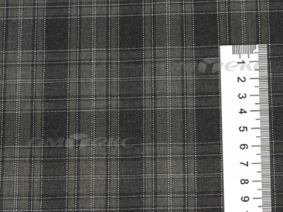 Ткань костюмная клетка 25235 2004, 185 гр/м2, шир.150см, цвет серый/бел - купить в Ельце. Цена 